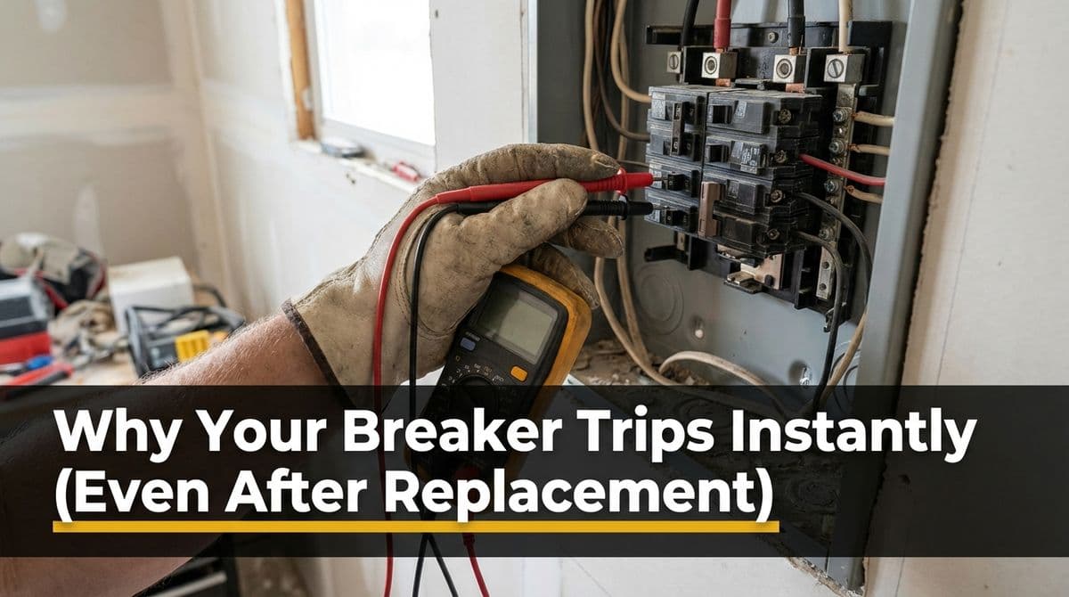 Why Your Breaker Trips Instantly (Even After Replacement) image